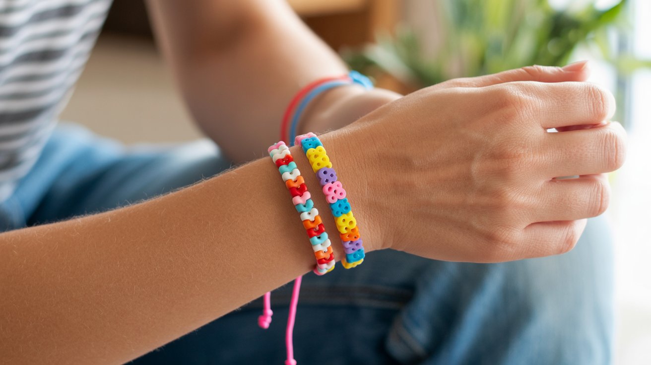 5. Perler Bead Bracelets