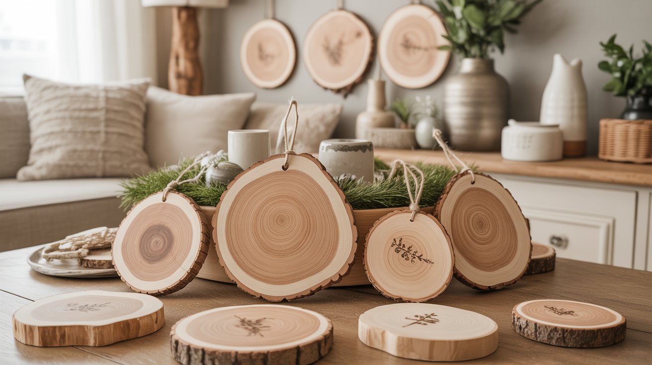 Why Wood Slice Ornaments Are Perfect for Home Decor