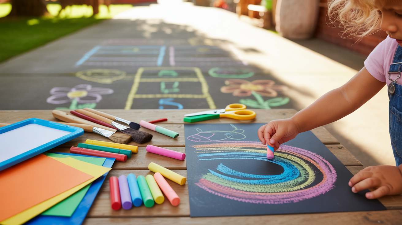 Sidewalk Chalk Art