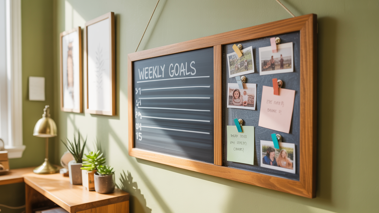 Magnetic Chalkboard Combo