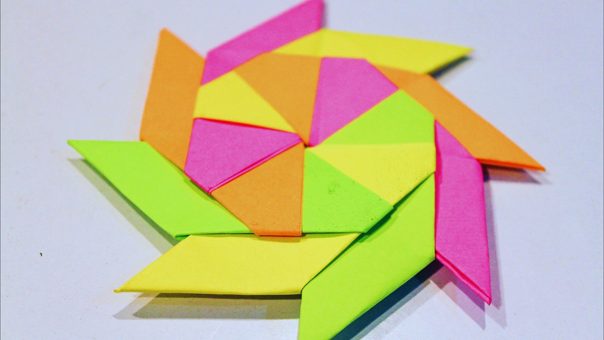 Preparing Your Sticky Notes for Origami