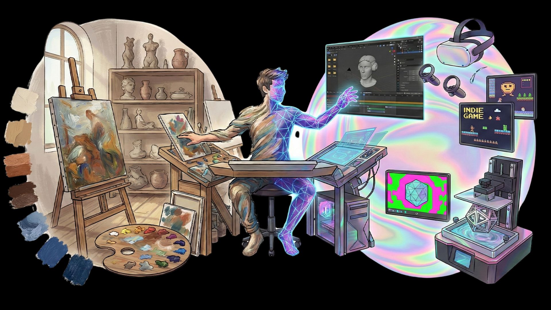 13. Nostalgic Internet-Inspired Scene