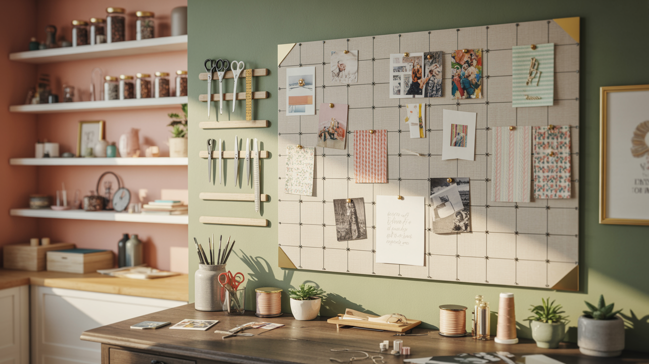 Craft Corner Magnetic Board