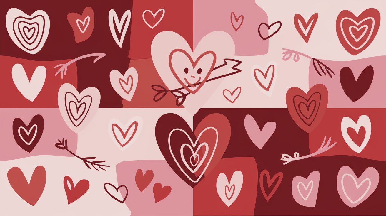 12. Cute Painting Ideas for Valentine's Day
