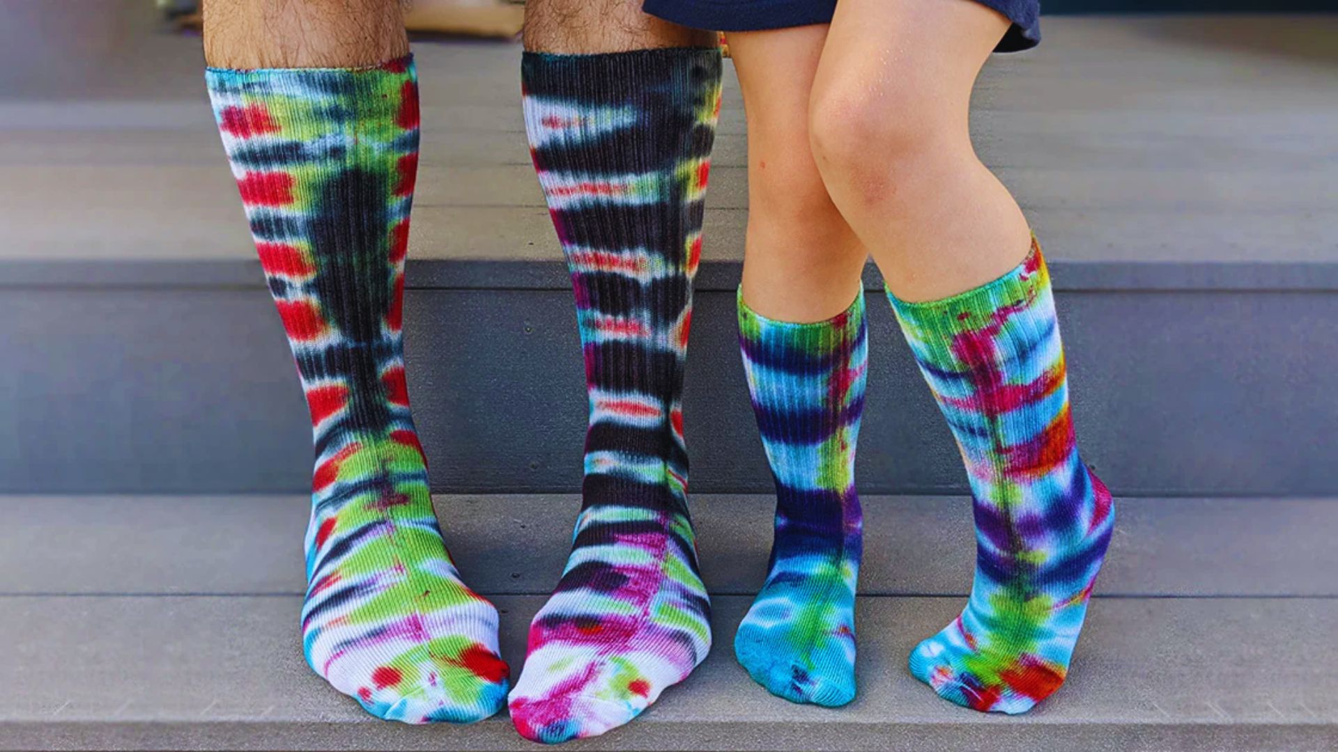 21. Tie Dye Socks (Cute Mini Patterns)