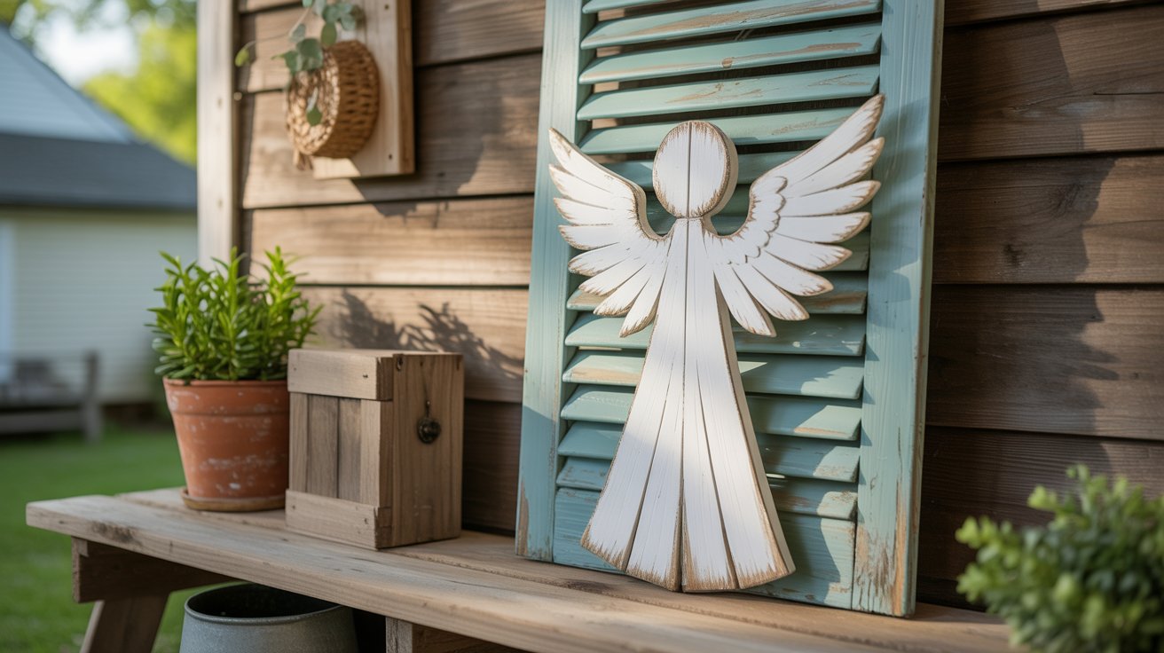 20. Shutter Angel or Figurine Decor