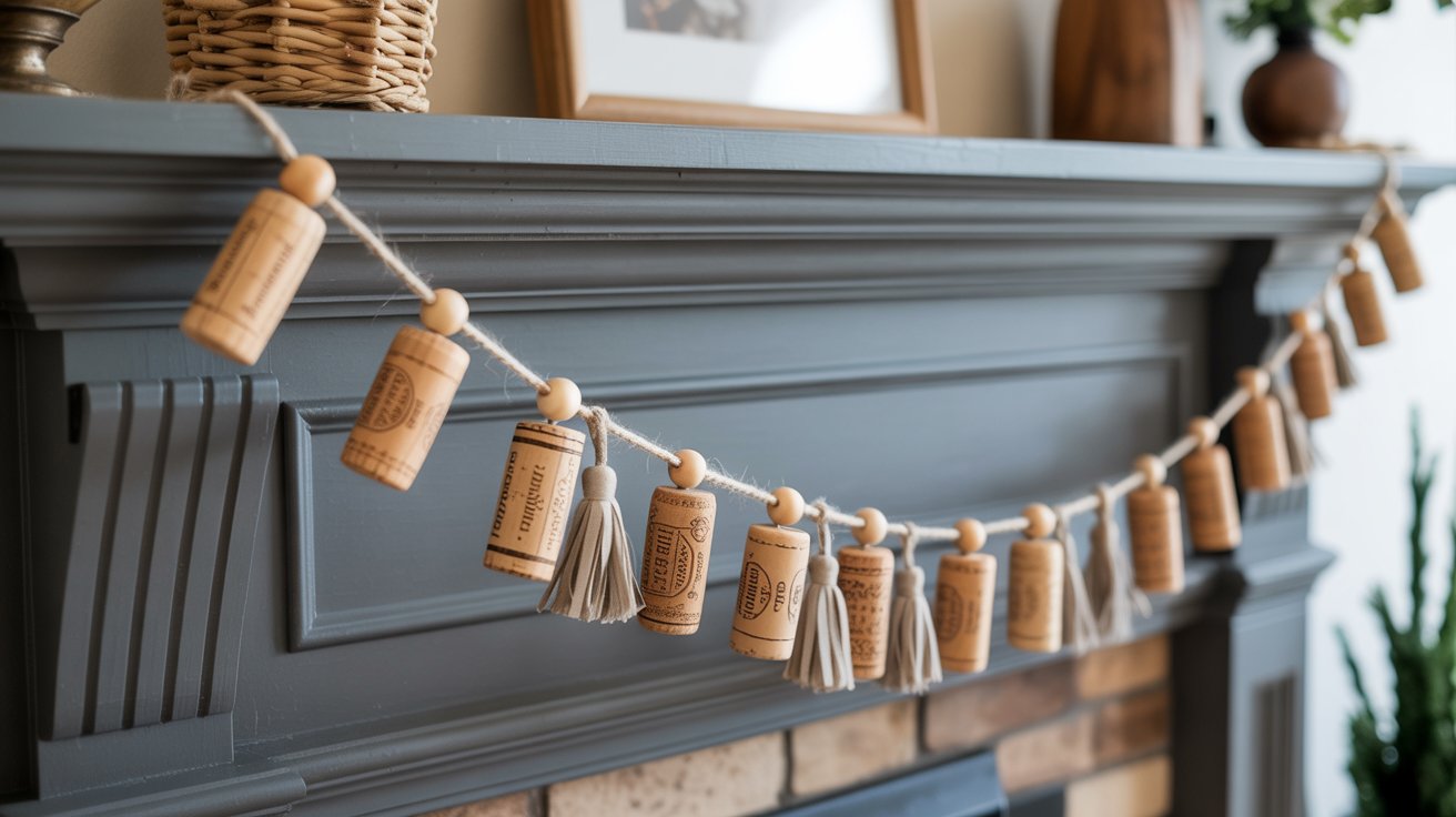 4. Wine Cork Garland