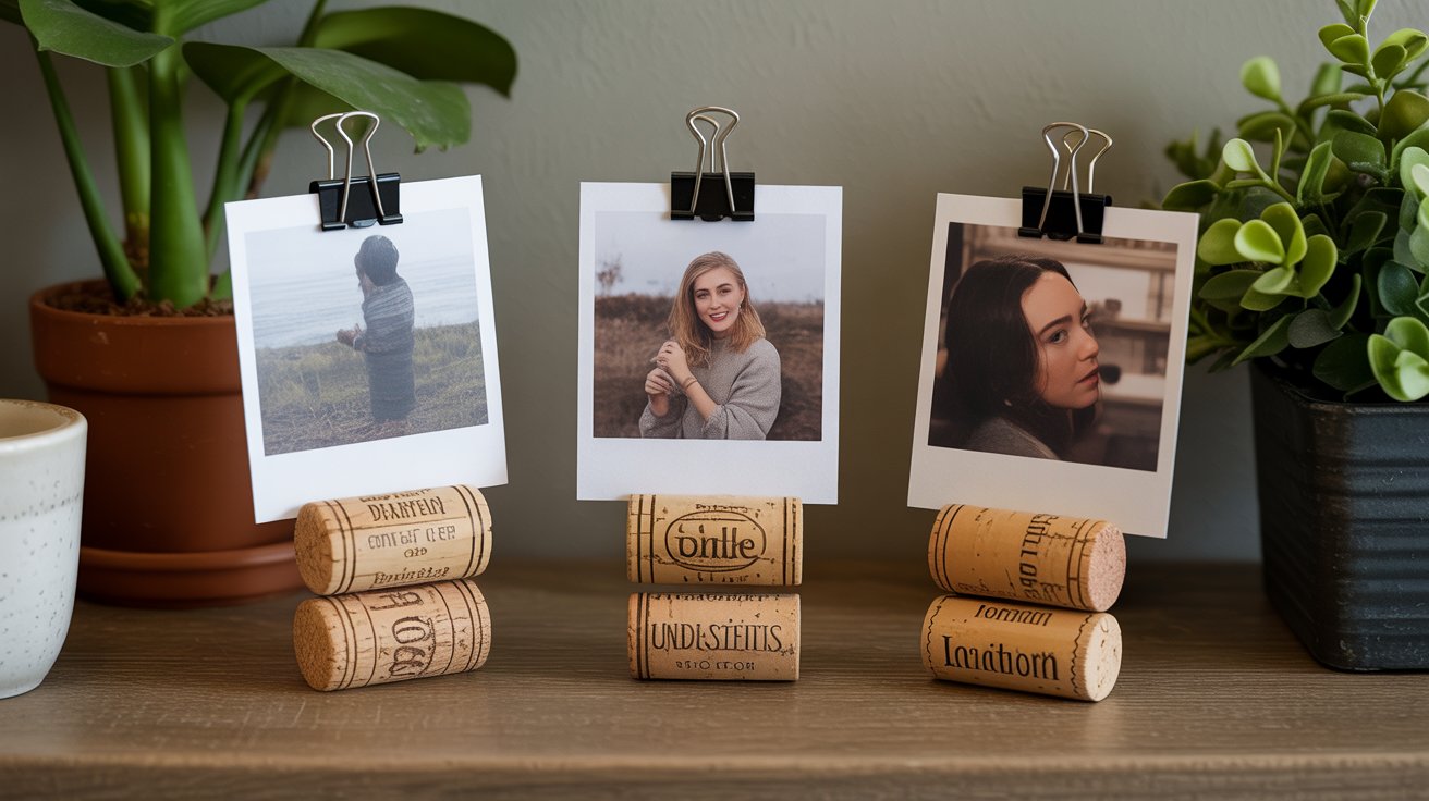 5. Cork Photo Holder