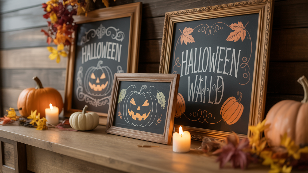 Chalkboard Style Signs