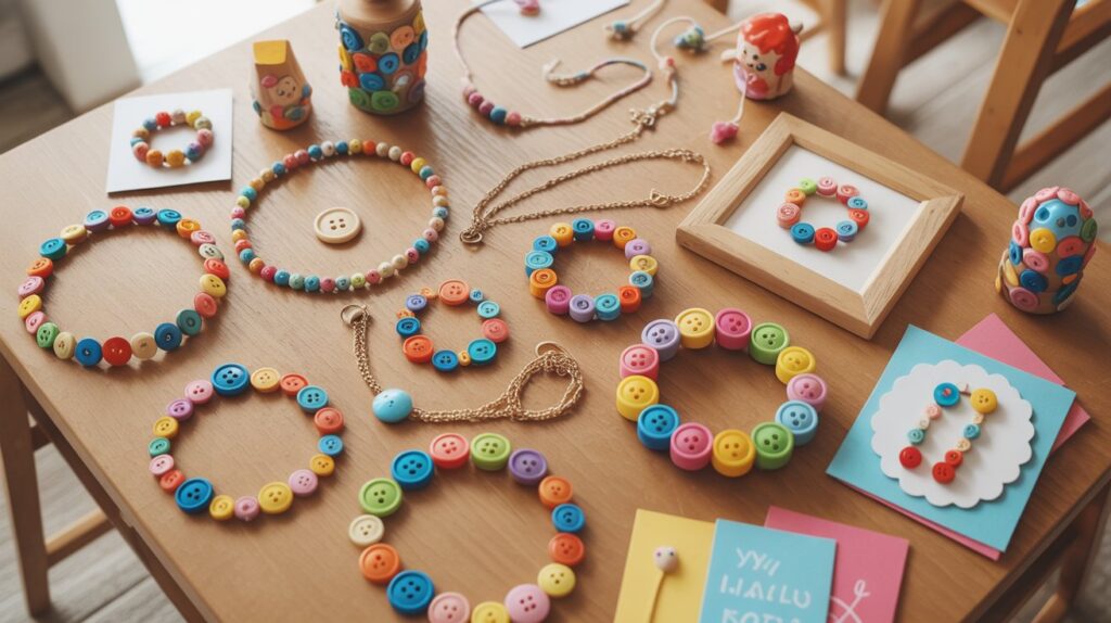 43 Fun Button Crafts for Kids & Adults
