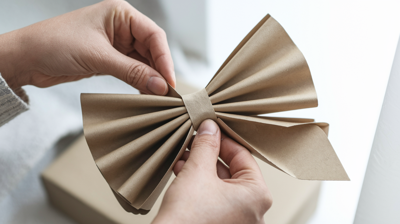 Step 2: Shape and Secure the Bow