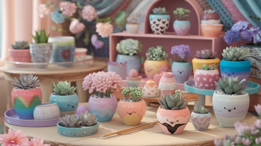 39 Clever Pot Painting Ideas for Every Style