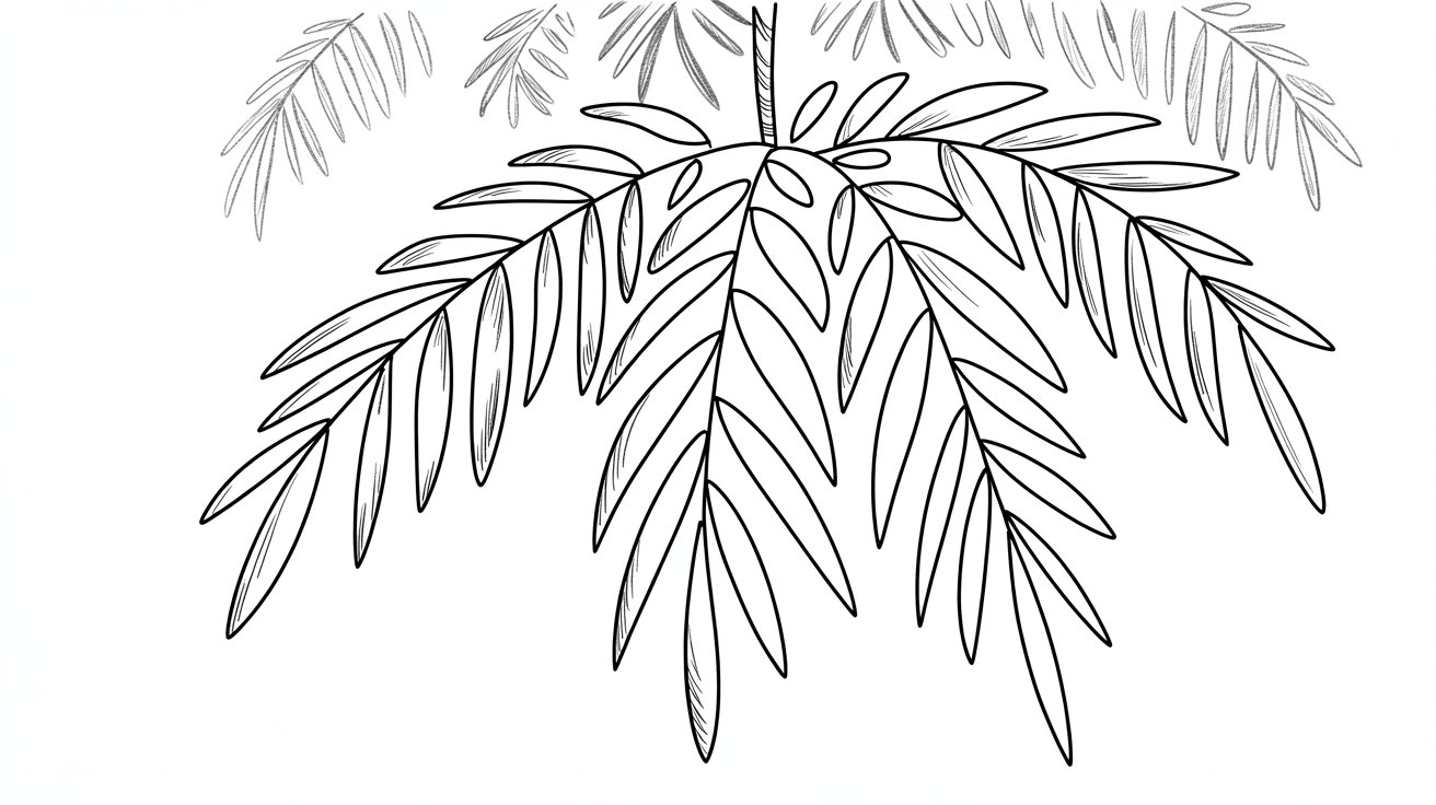 Step 2: Draw the Leaves