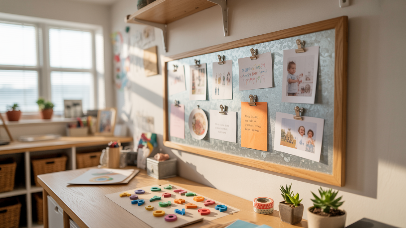 Kid-Friendly Magnetic Board