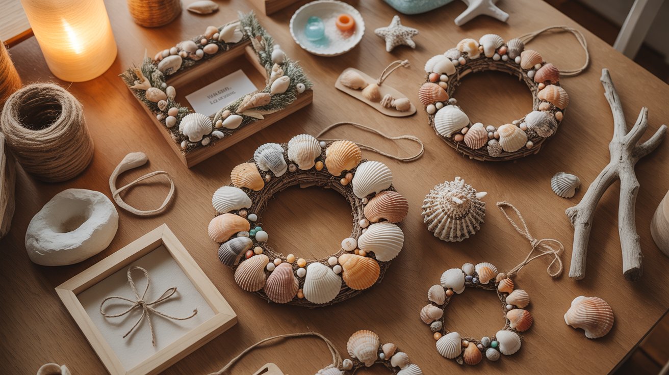 Holiday, Gift & Educational Seashell Crafts