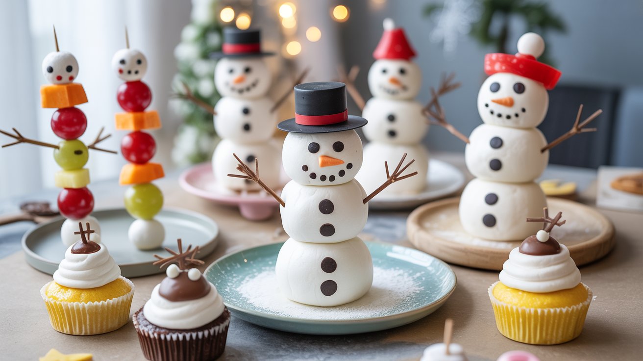 Edible Snowman Crafts