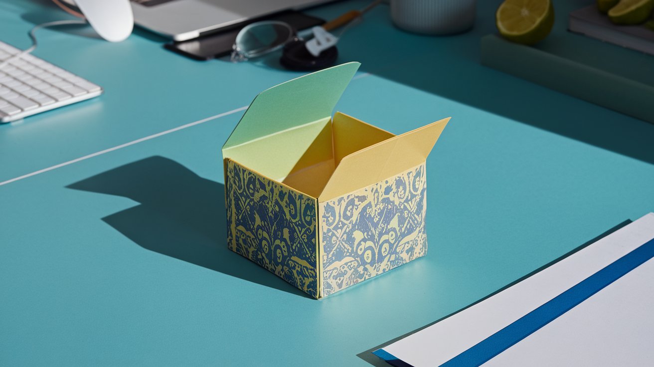 4. Sticky Note Origami Box