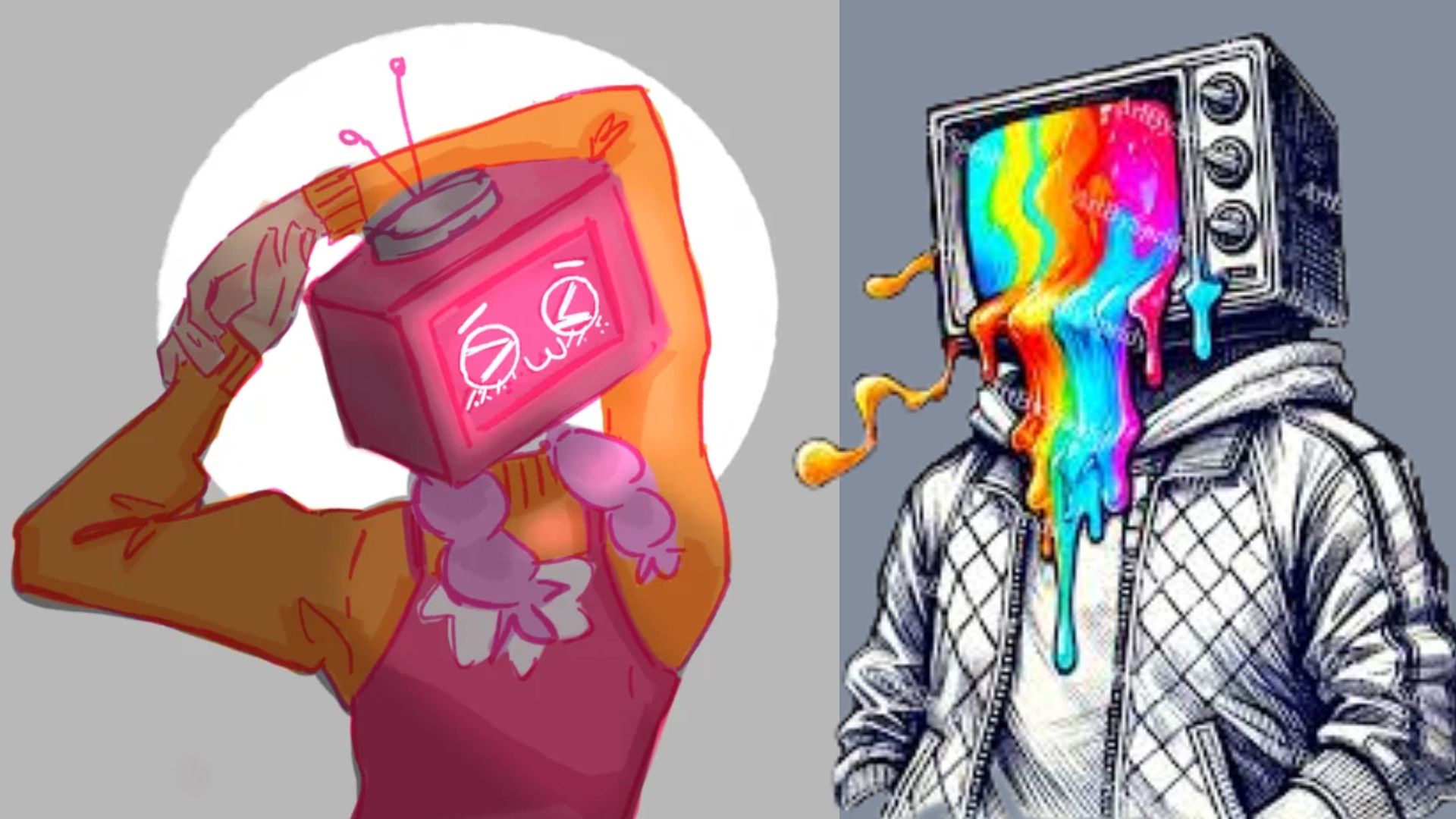 2. Face Replaced With a Screen