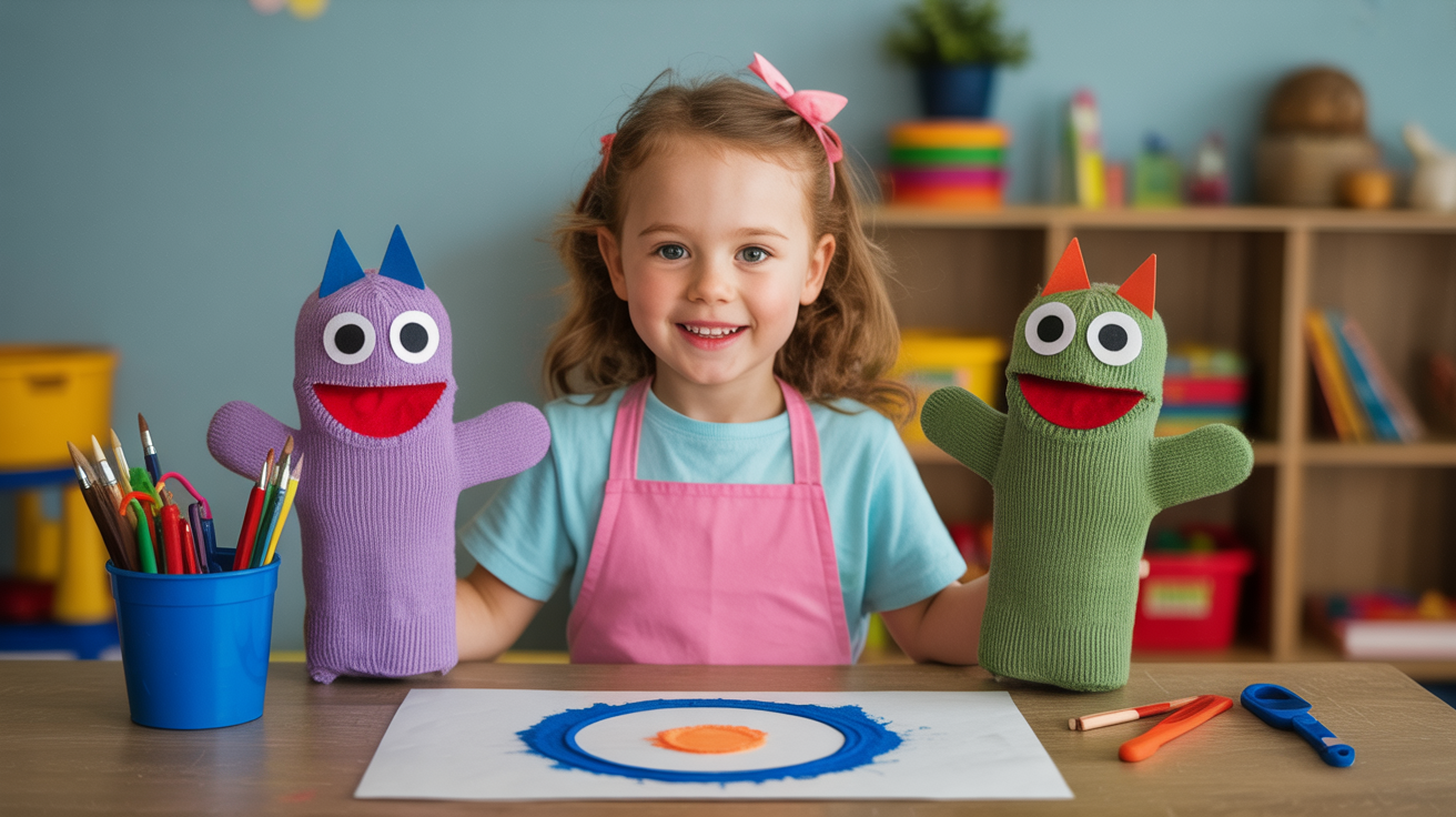 Sock Monster Puppets