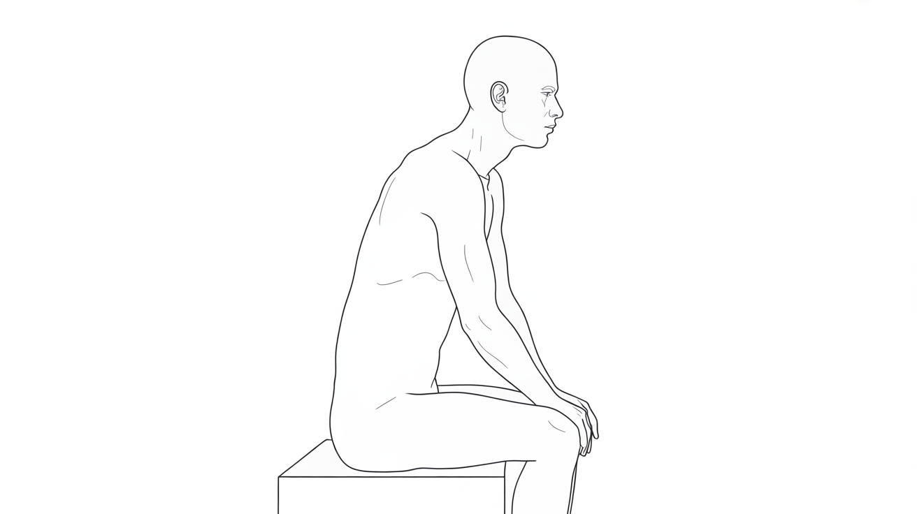 Side View Sitting Drawing Base