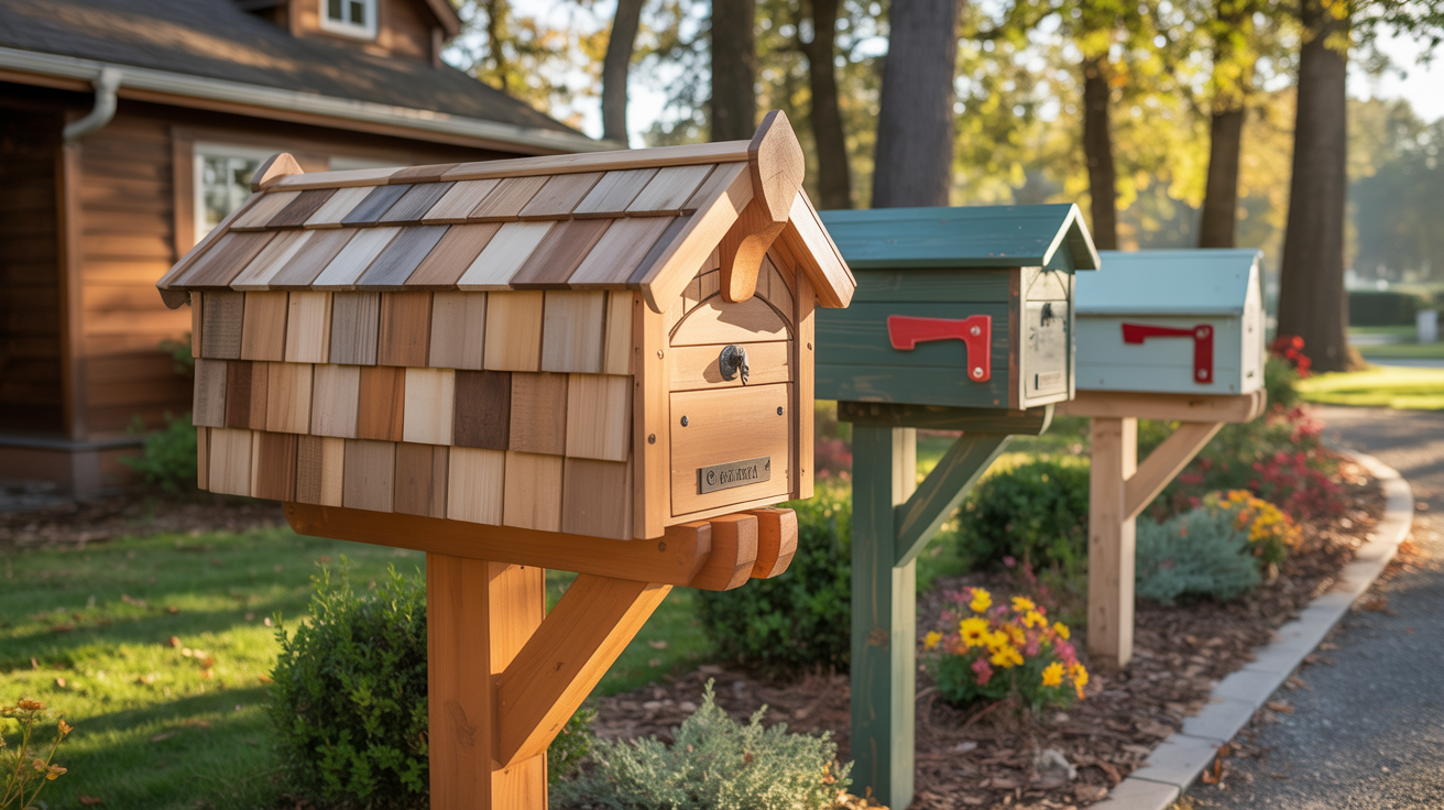 Cedar Shake Mailbox