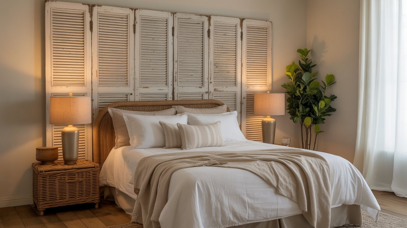 8. Shutter Headboard