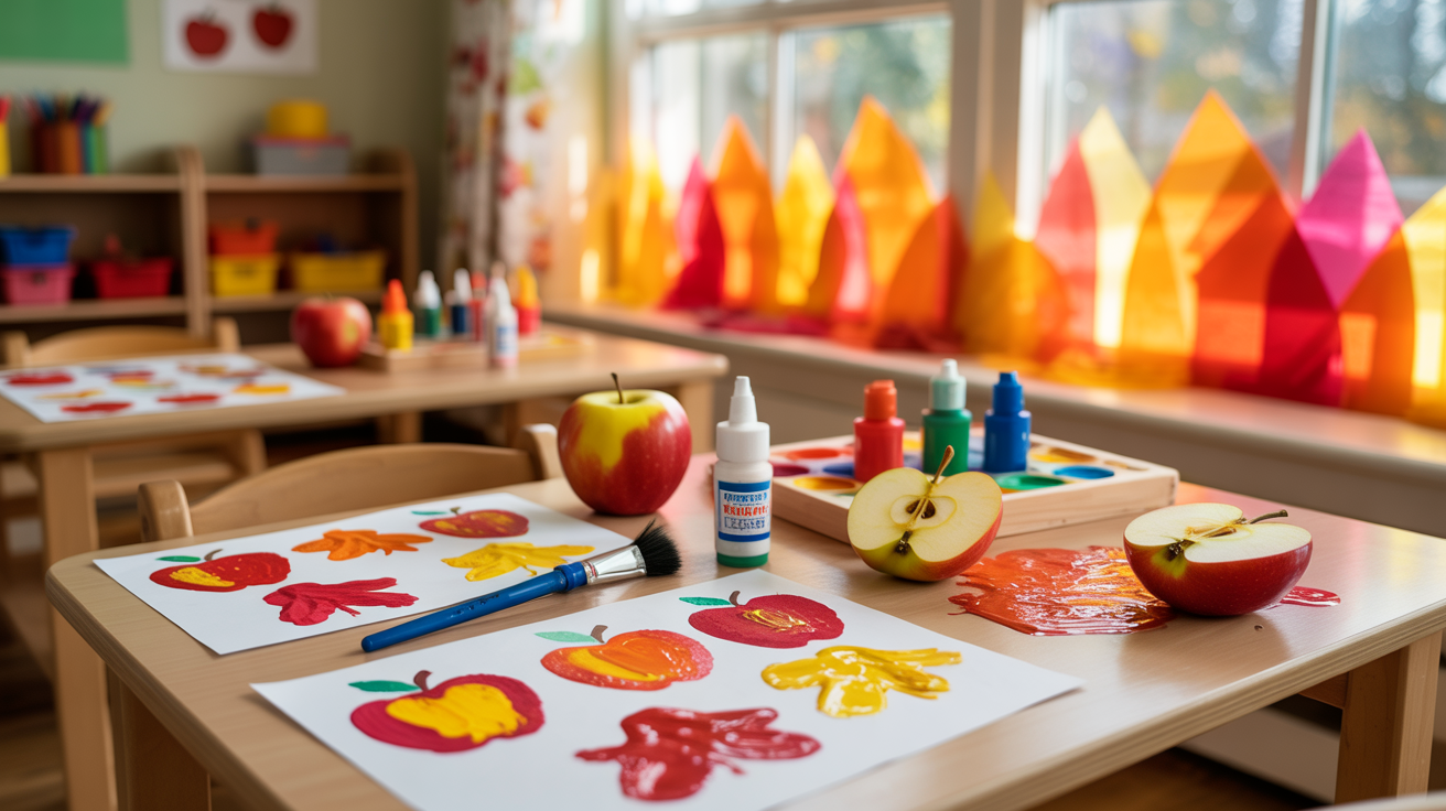 Apple Crafts for Preschoolers