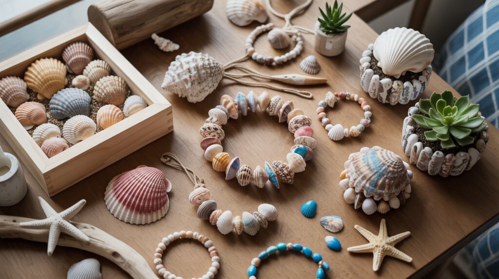 39 Fun Seashell Crafts for Kids & Adults