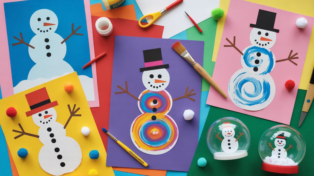 Creative & Sensory Snowman Crafts