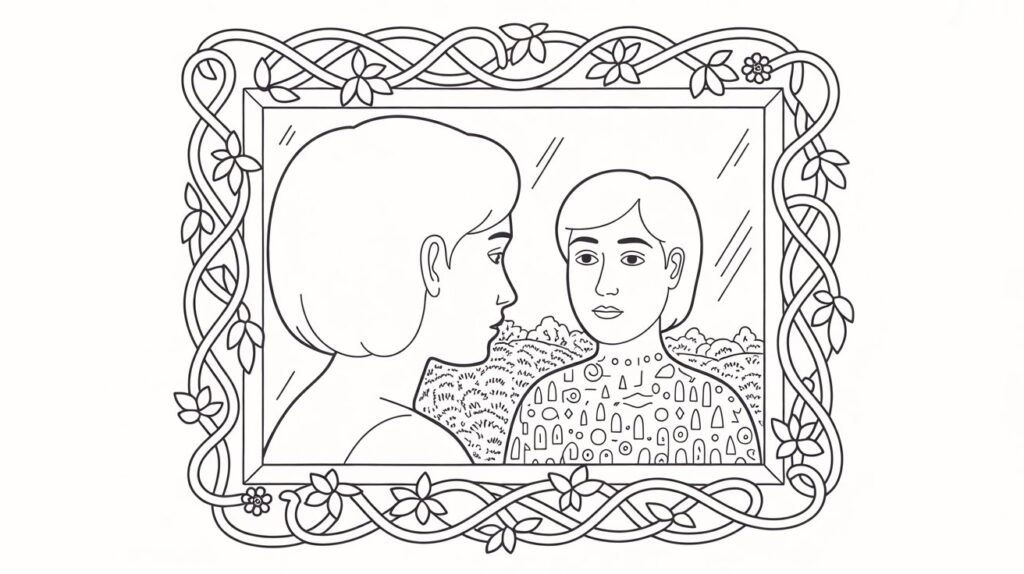15 Creative Mirror Drawing Ideas to Try Today - TheMasterCraft