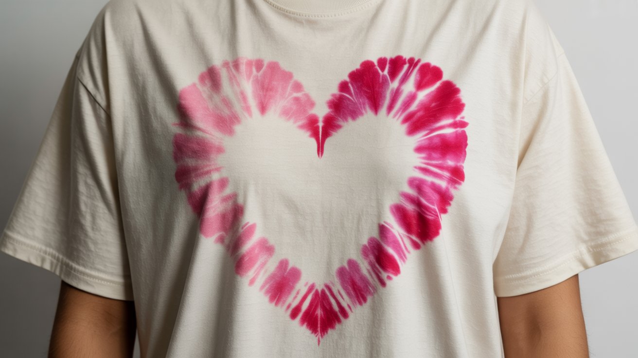 7. Heart Tie Dye
