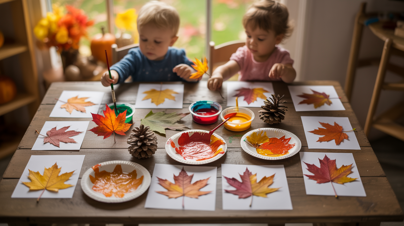 3. Leaf Printing and Painting