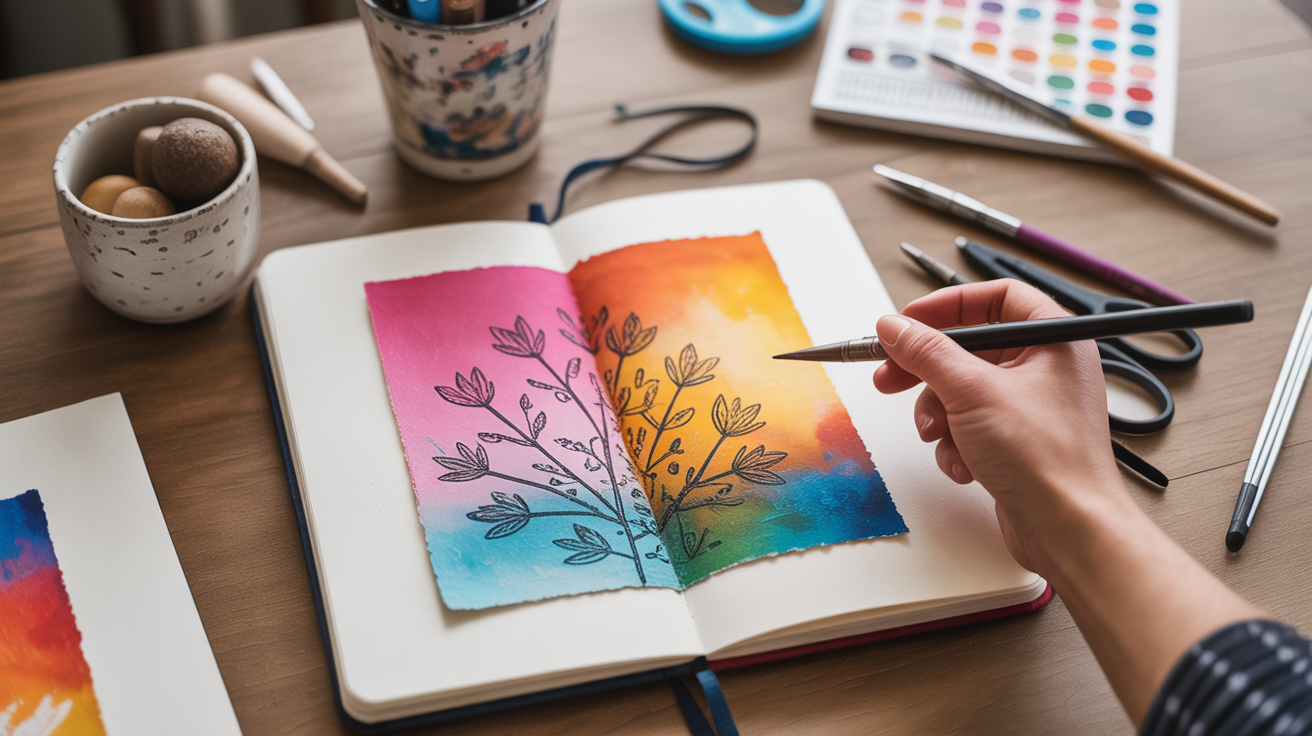 3. Visual Journals and Sketchbook Pages