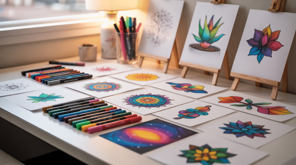 Easy Acrylic Marker Drawing Ideas That Look Impressive Easy Acrylic Marker Drawing Ideas That Look Impressive