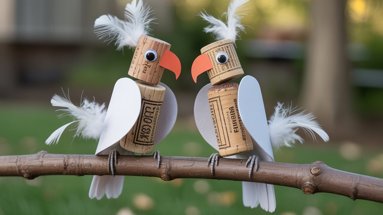 15. Cork Lovebirds (Kids)