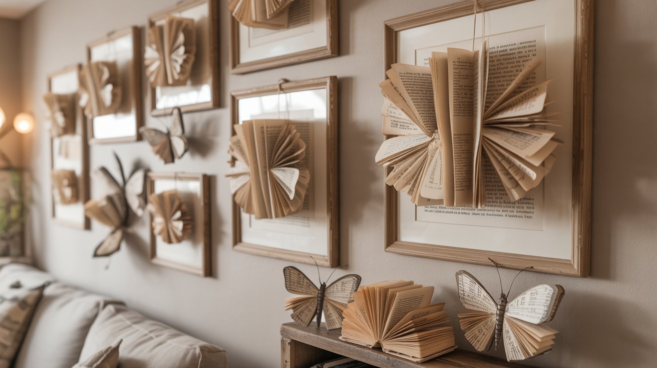 How to Create Book Page Wall Art & Home Decor?