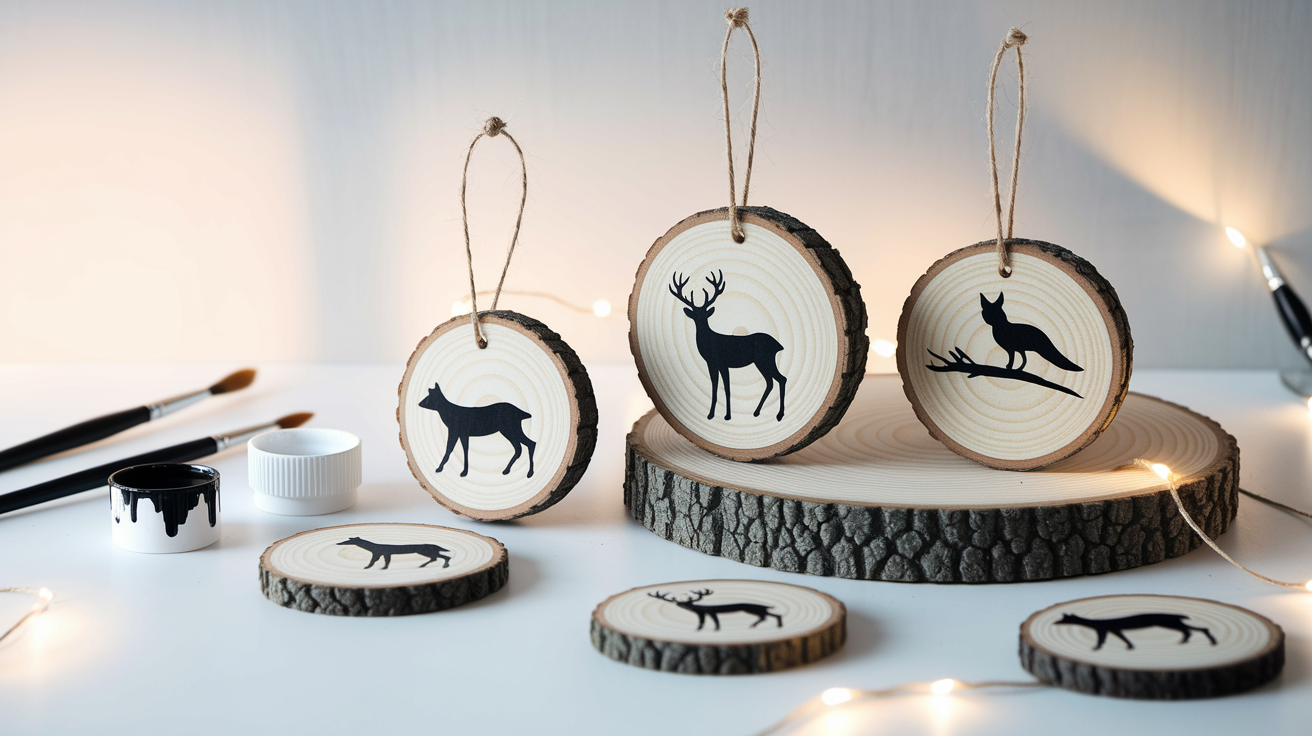 11. Animal Silhouette Ornaments