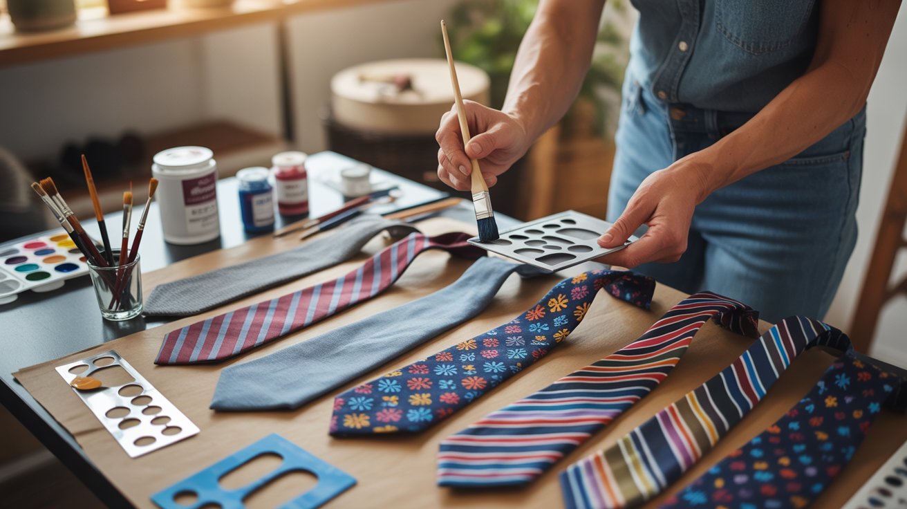 Stenciled or Custom Ties