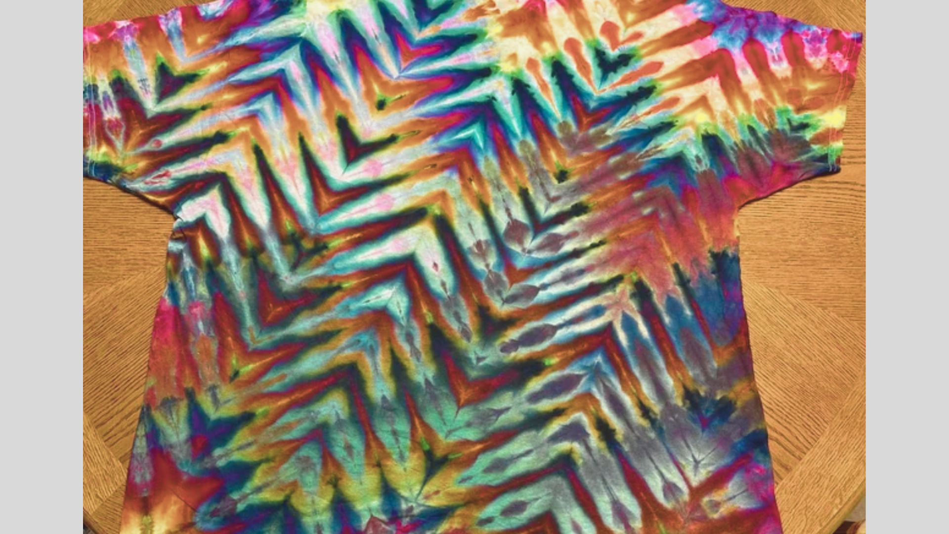 9. Chevron Tie Dye