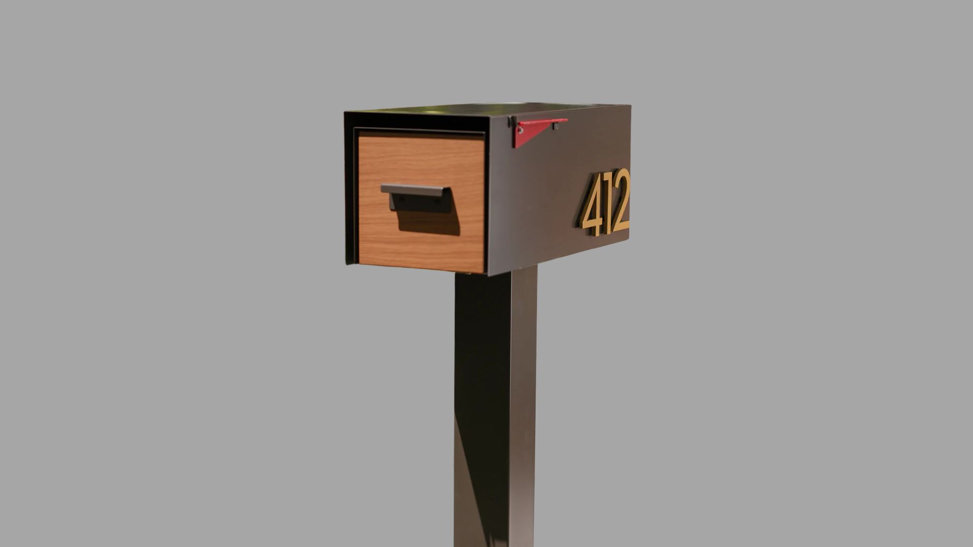 Modern Sleek Box Mailbox