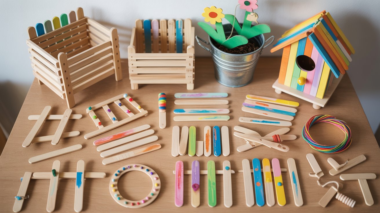 Useful & Artistic Popsicle Stick Crafts
