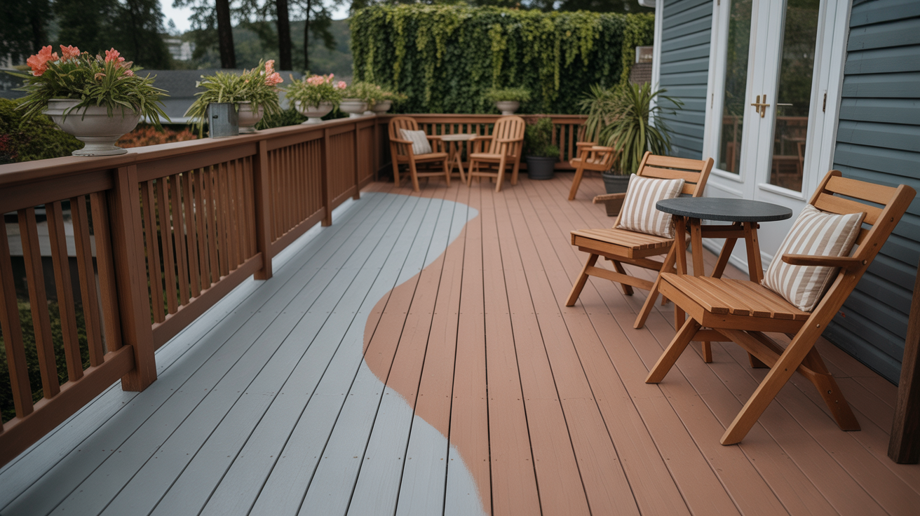 Two-Tone Decks for Visual Interest