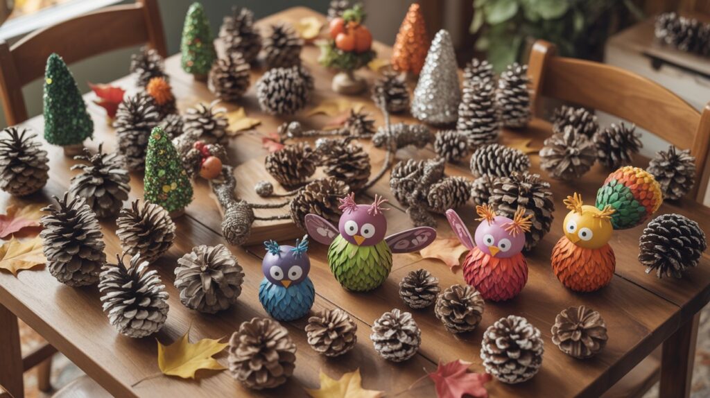 37 Fun Pinecone Crafts for Kids and Adults