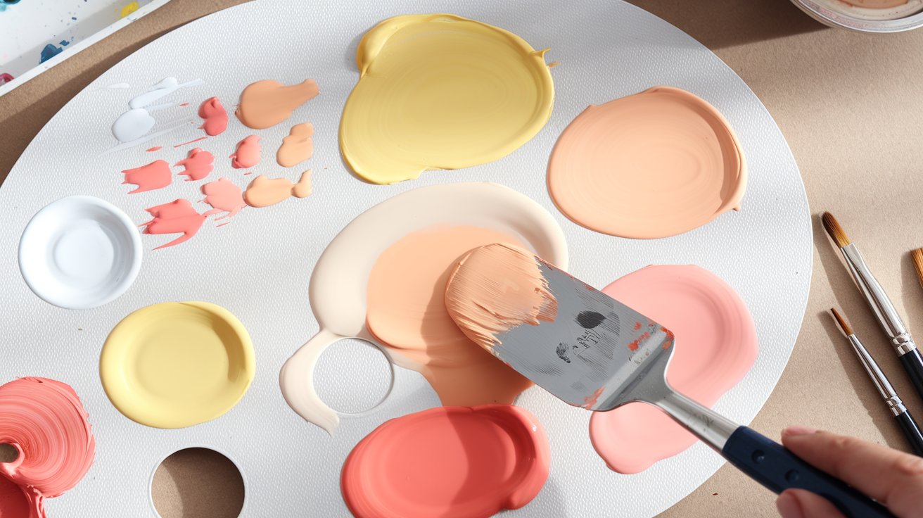 How to Make Peach Color Step by Step