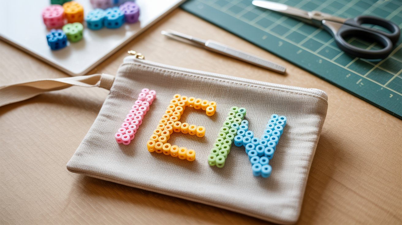 8. Monogrammed Pouches
