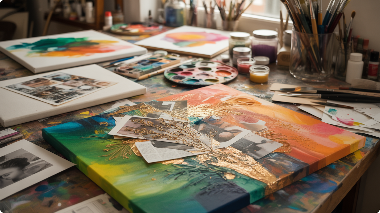 Step-by-Step Techniques for Eye-Catching Mixed Media Art