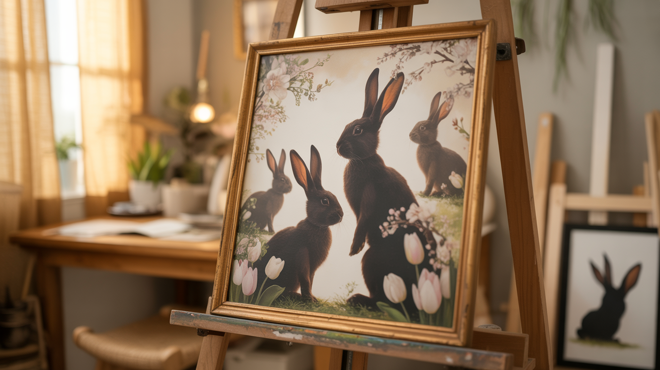 Bunny Silhouette Style