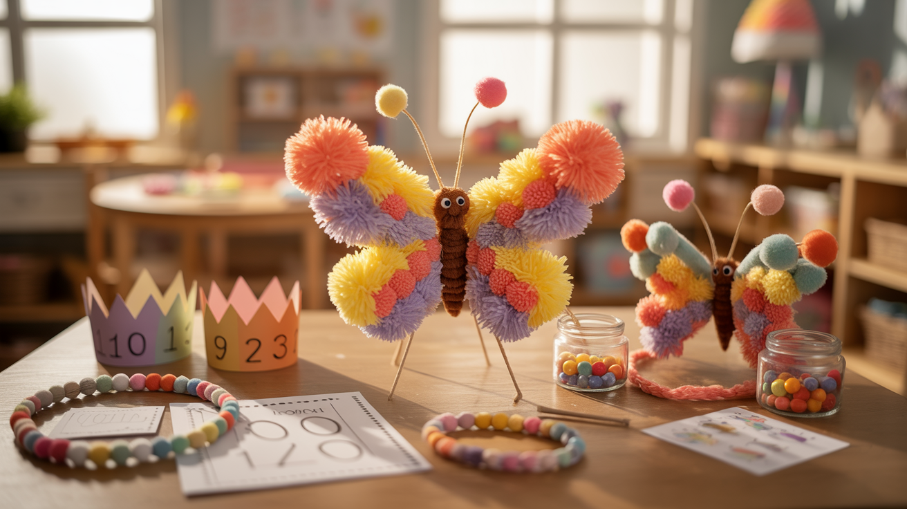 Pom Pom Butterflies