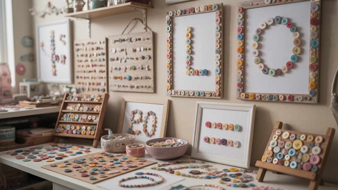 Creative Ways to Display Your Button Crafts