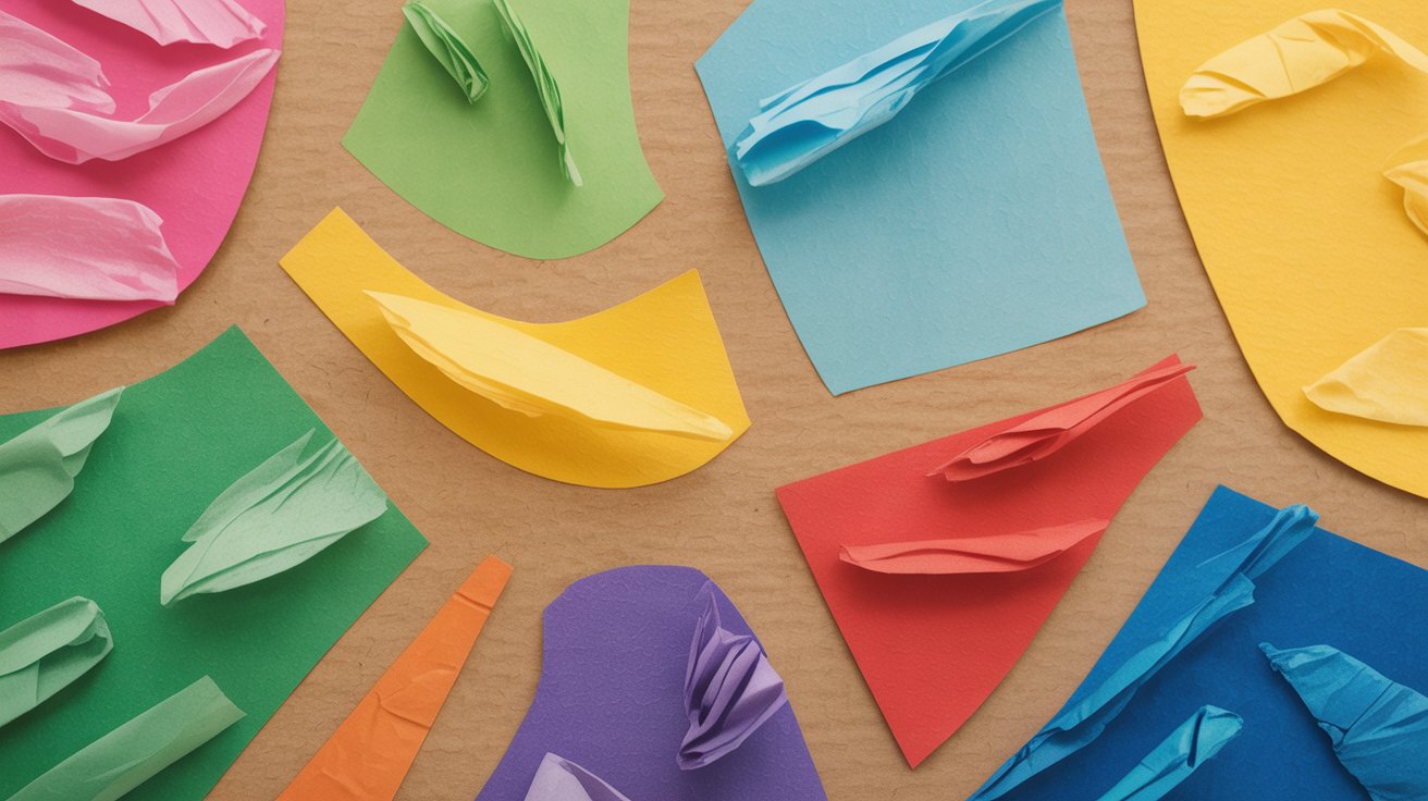14. Kid-Friendly Tissue Collage